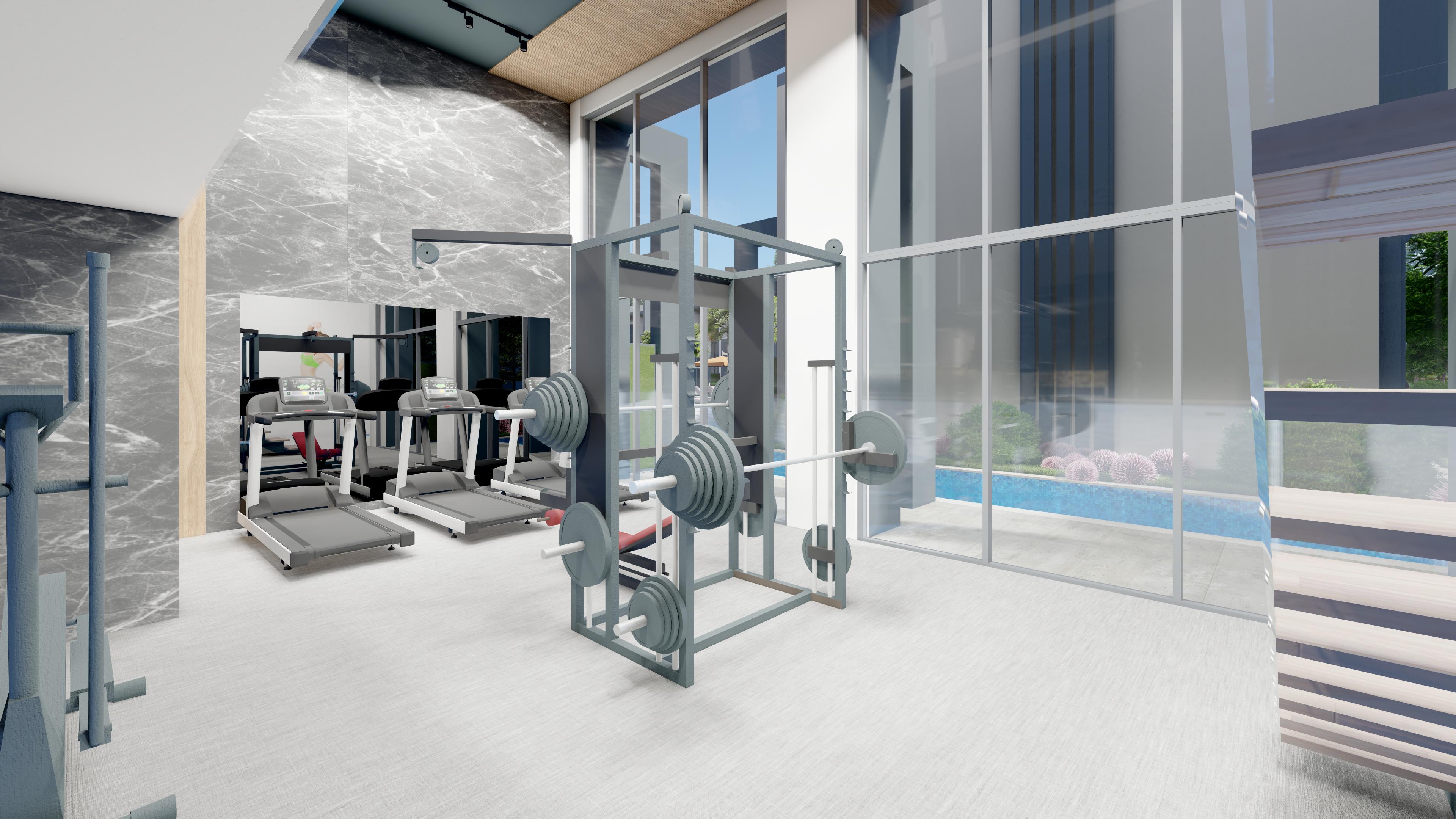 North Cyprus pool side house front