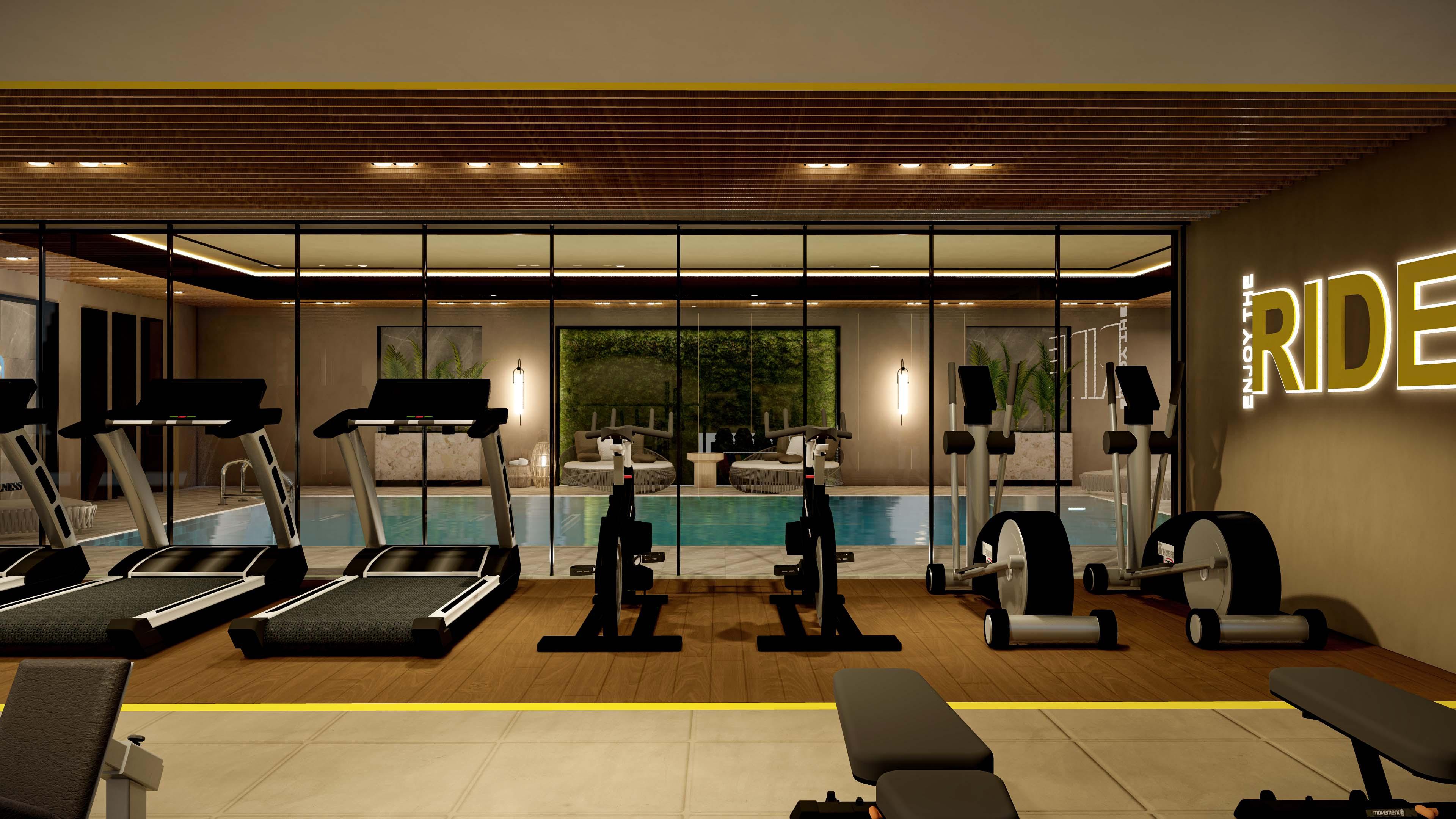 North Cyprus pool side house front